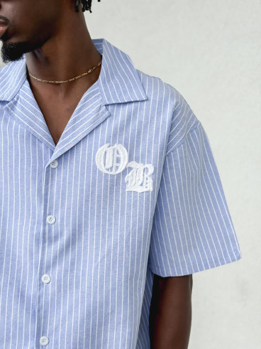 Chemise lignée Lois - Bleu