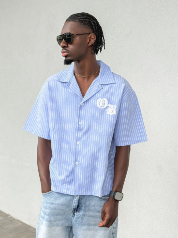 Chemise lignée Lois - Bleu