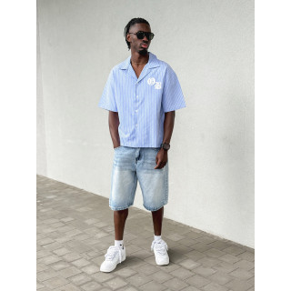 Chemise lignée Lois - Bleu