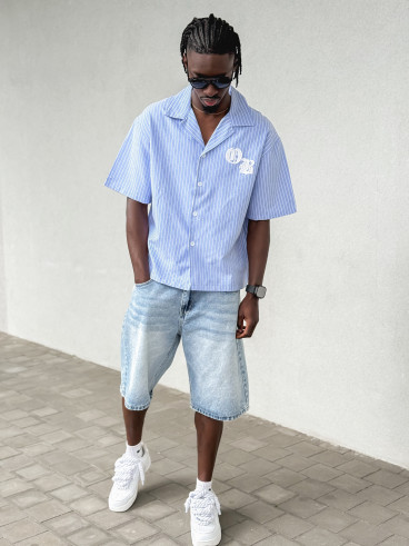 Chemise lignée Lois - Bleu