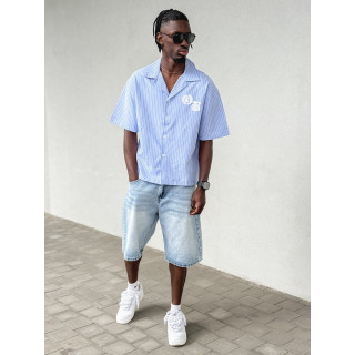Chemise lignée Lois - Bleu