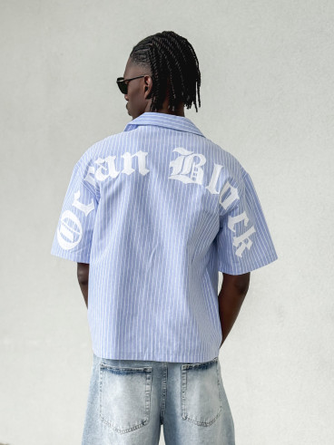 Chemise lignée Lois - Bleu