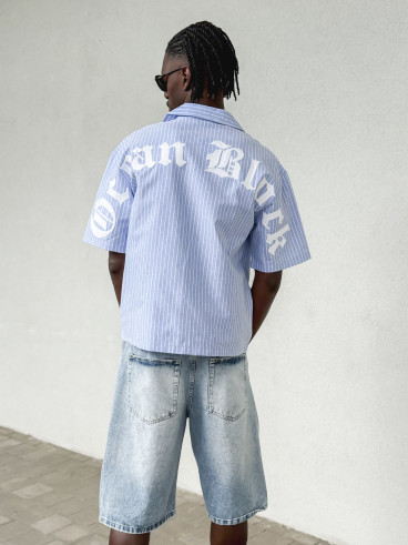 Chemise lignée Lois - Bleu