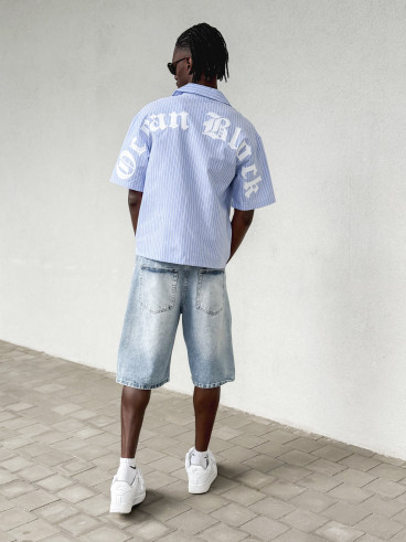 Chemise lignée Lois - Bleu