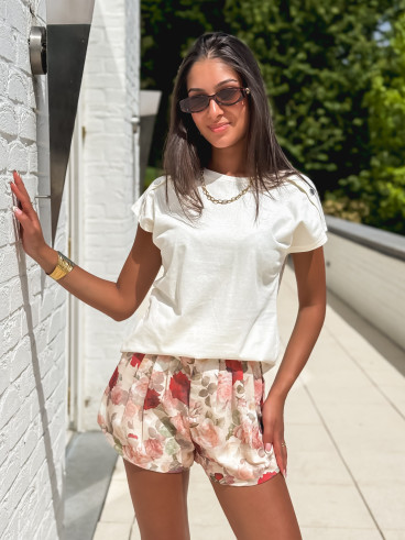 T-shirt Amina - Blanc