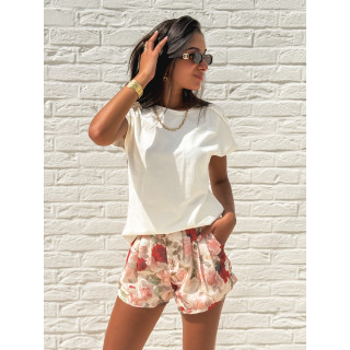 T-shirt Amina - Blanc