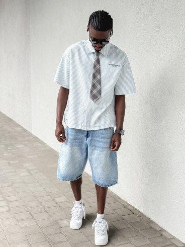 Chemise à carreaux Timothée - Bleu Chemise à carreaux Timothée - Bleu