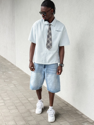 Chemise à carreaux Timothée - Bleu Chemise à carreaux Timothée - Bleu