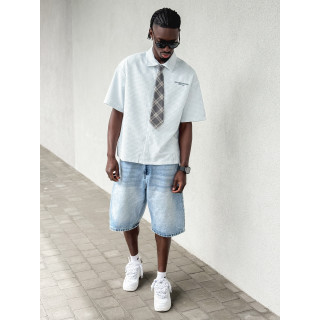 Chemise à carreaux Timothée - Bleu