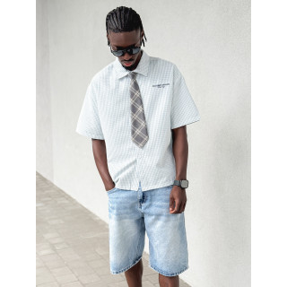 Chemise à carreaux Timothée - Bleu