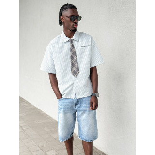 Chemise à carreaux Timothée - Bleu