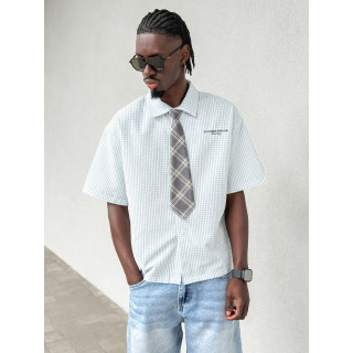 Chemise à carreaux Timothée - Bleu