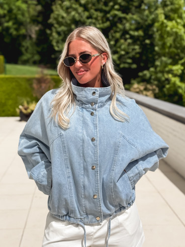 Veste en jeans Maïssa - Bleu