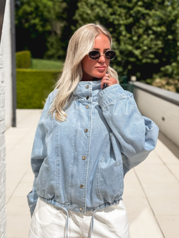Veste en jeans Maïssa - Bleu