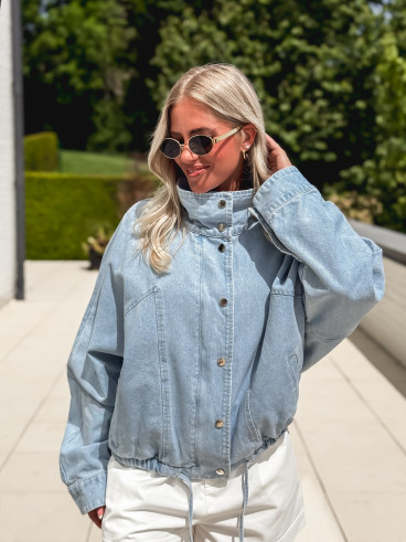Veste en jeans Maïssa - Bleu