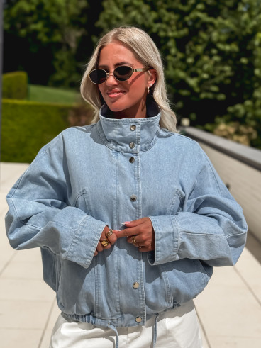Veste en jeans Maïssa - Bleu