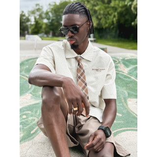 Chemise à carreaux Timothée - Beige