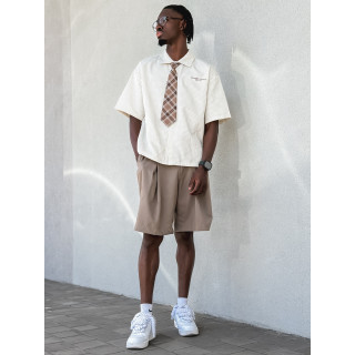 Chemise à carreaux Timothée - Beige