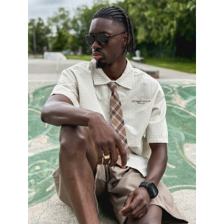 Chemise à carreaux Timothée - Beige