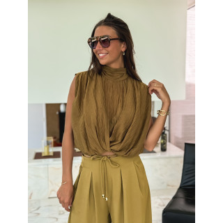 Blouse Kalys - Kaki