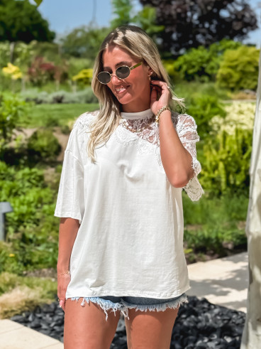 T-shirt Ysalis - Blanc T-shirt Ysalis - Blanc