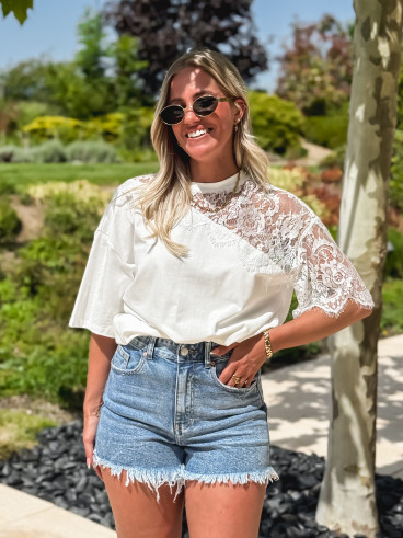 T-shirt Ysalis - Blanc