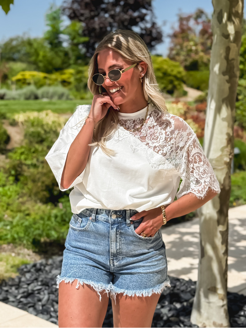 T-shirt Ysalis - Blanc T-shirt Ysalis - Blanc