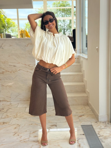 Blouse Vaélina - Crème