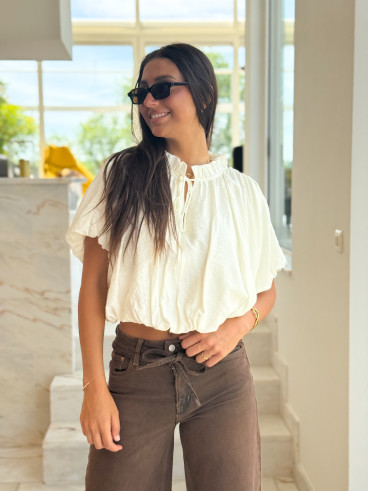 Blouse Vaélina - Crème