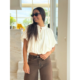 Blouse Vaélina - Crème