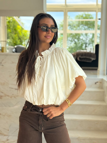 Blouse Vaélina - Crème