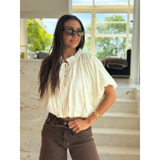 Blouse Vaélina - Crème