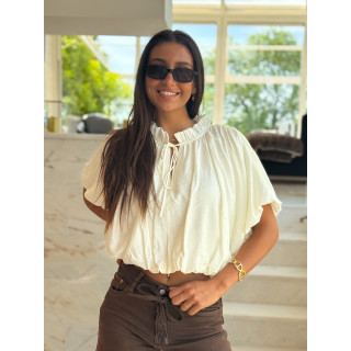 Blouse Vaélina - Crème