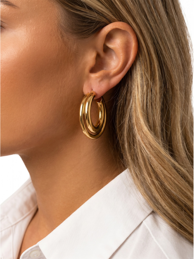 Boucles d'oreilles Alezia - Doré