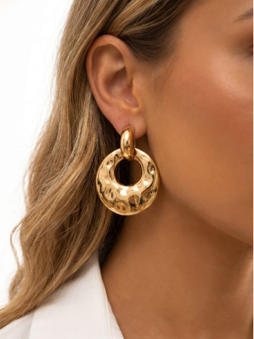 Boucles d'oreilles Odette - Doré