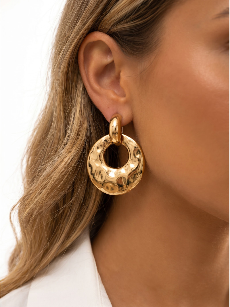 Boucles d'oreilles Odette - Doré