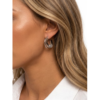 Boucles d'oreilles Néomée - Argenté