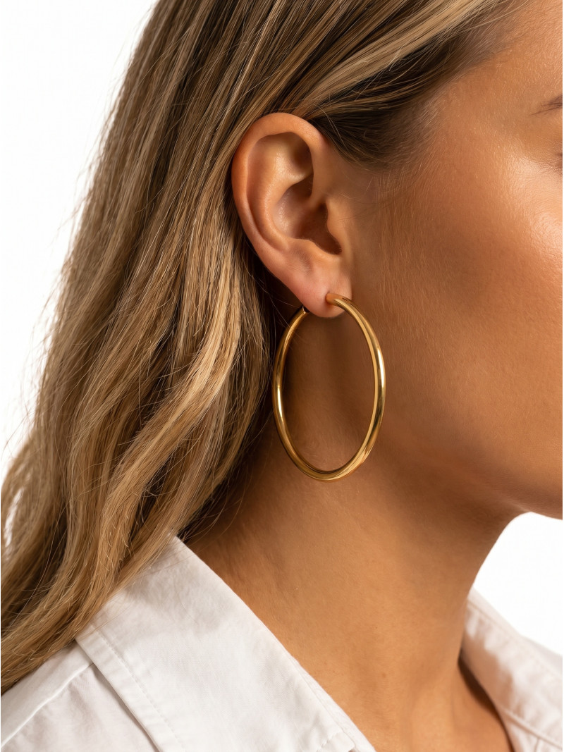 Boucles d'oreilles Solarya - Doré