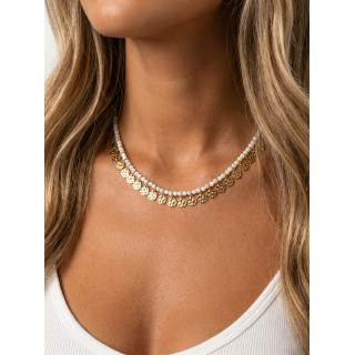 Collier Kina - Blanc