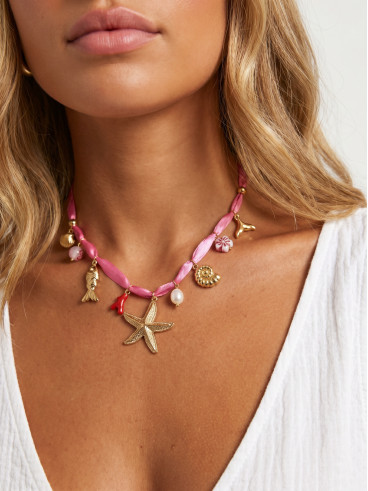 Collier Leandra - Rose