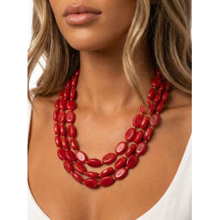 Collier Yelenie - Rouge