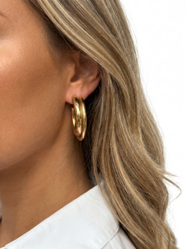 Boucles d'oreilles Alezia - Doré