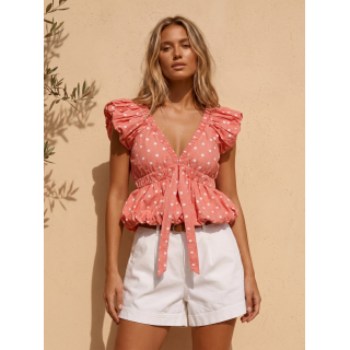 Blouse Damina - Saumon