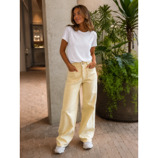 Jeans Anna - Jaune beurre