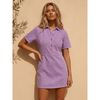 Robe courte Myrenia - Lilas
