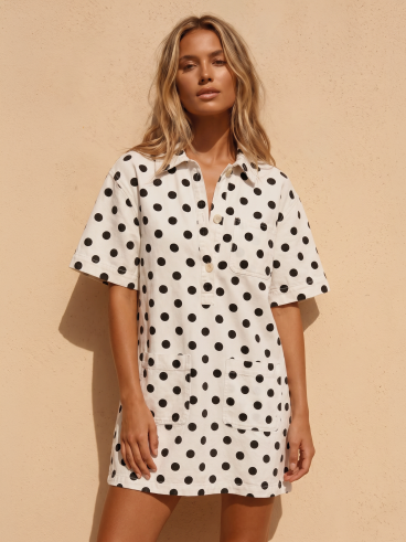 Robe courte Myrenia - Blanc