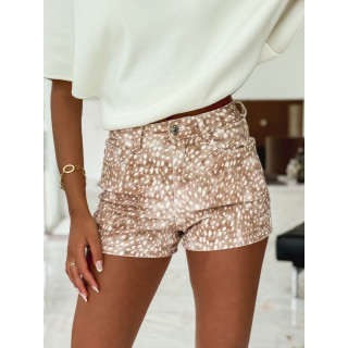 Short en jeans Fanely - Beige