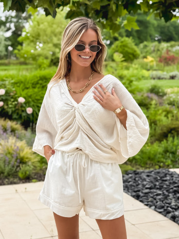 Blouse Katerina - Crème