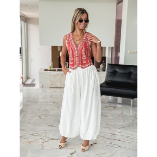 Gilet sans manches Shékina - Terracotta