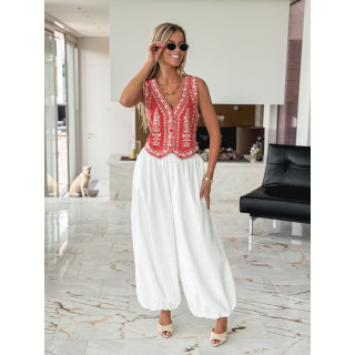 Gilet sans manches Shékina - Terracotta